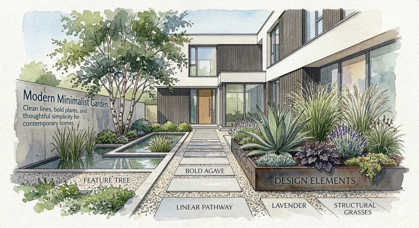 Modern Minimalist Garden