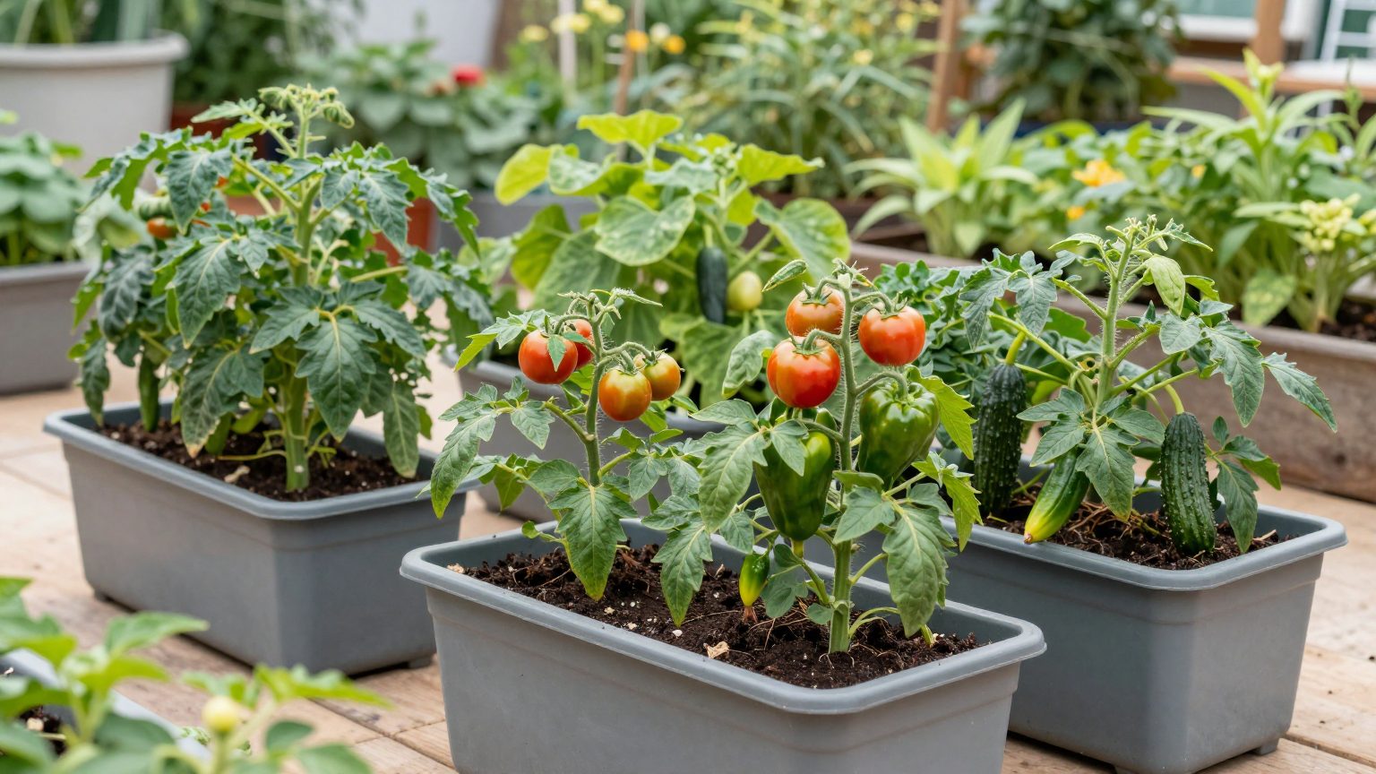 Vegetables in Containers