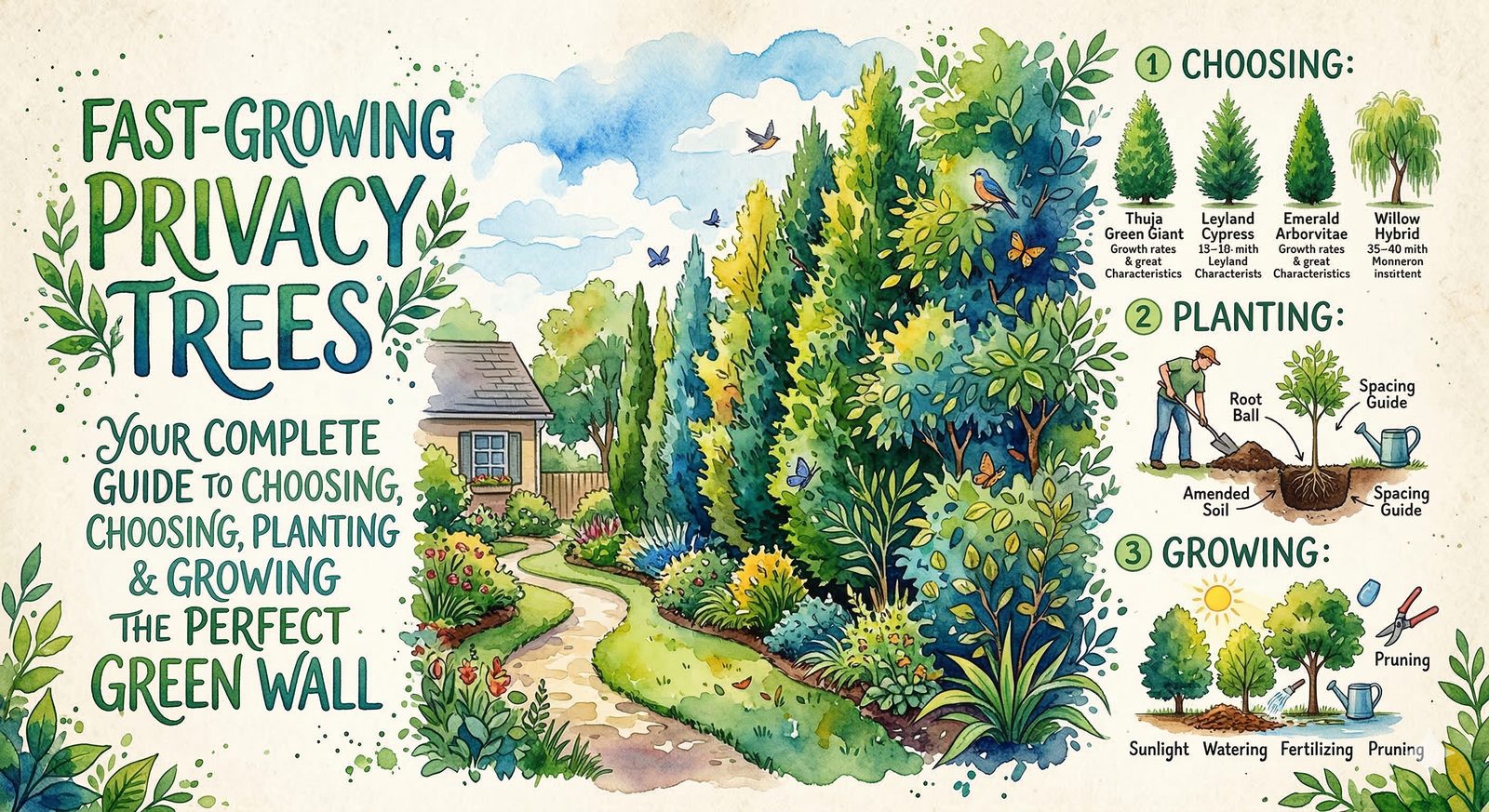 Fast-Growing Privacy Trees