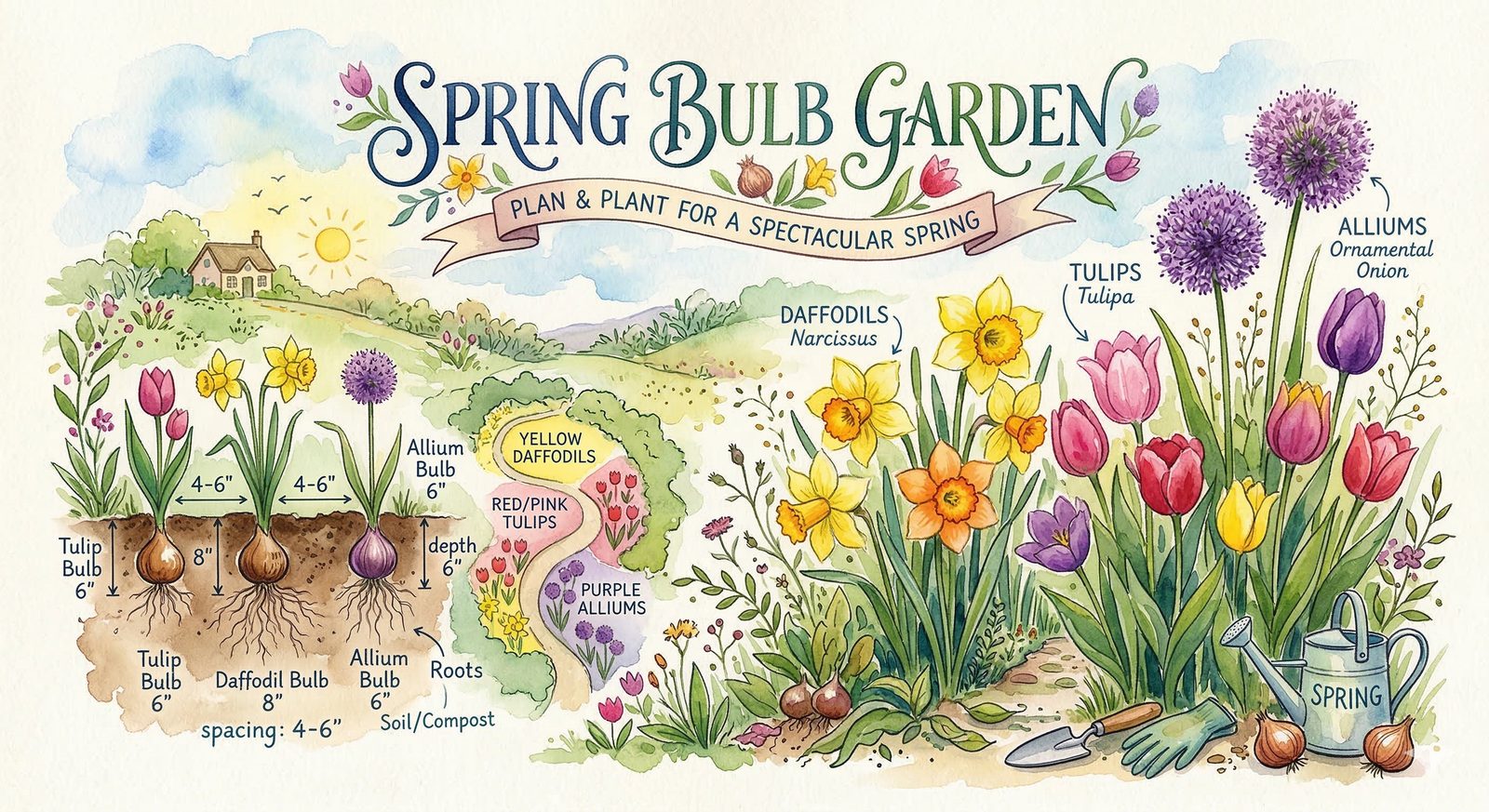 Spring Bulb Garden